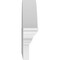 Ekena Millwork Segment Arch W/ Flankers 4 Spoke Architectural Grade PVC Pediment, 38"W x 10-1/2"H x 2-1/2"P PEDPS038X105SGF04 - alternate 4